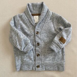 H&M 6-9 Months Shawl Collar Sweatshirt Cardigan